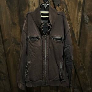 Brown Converse Zip-Up Jacket, Size Medium